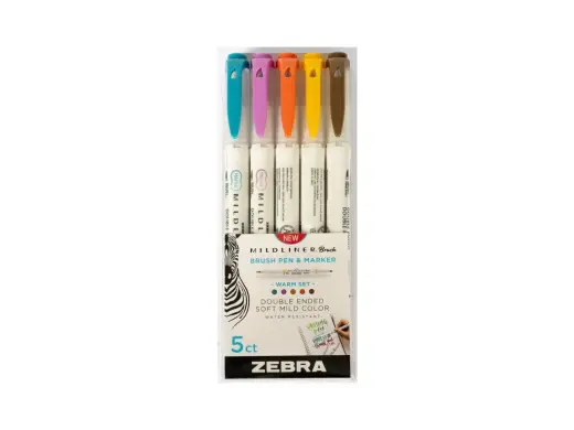 Sada Mildliner 5 Brush Warm Colors